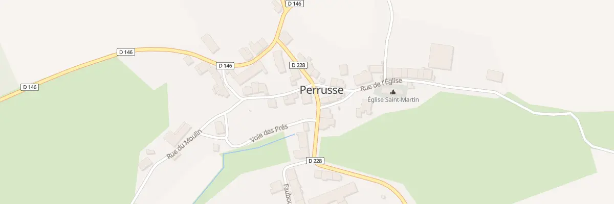 Plan du 7 Grande Rue à Perrusse
