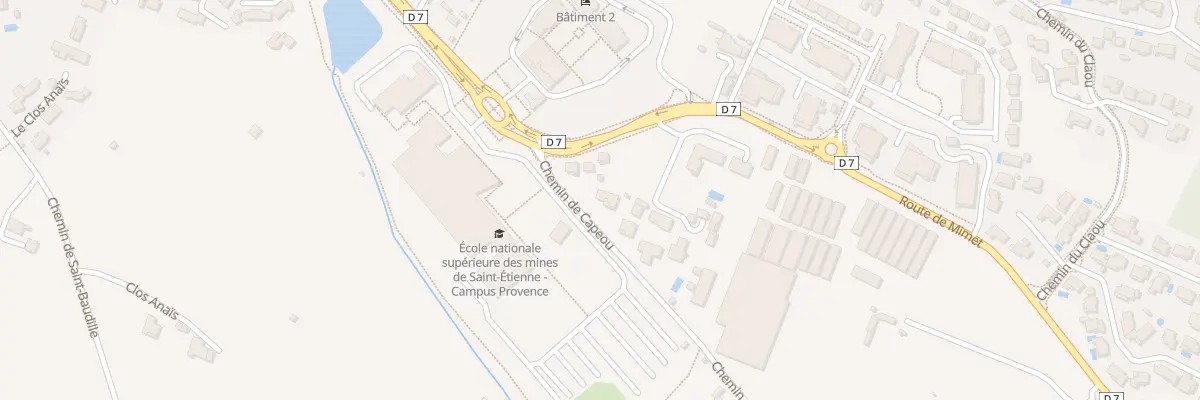 Plan du 65 Che de Capeou à Gardanne