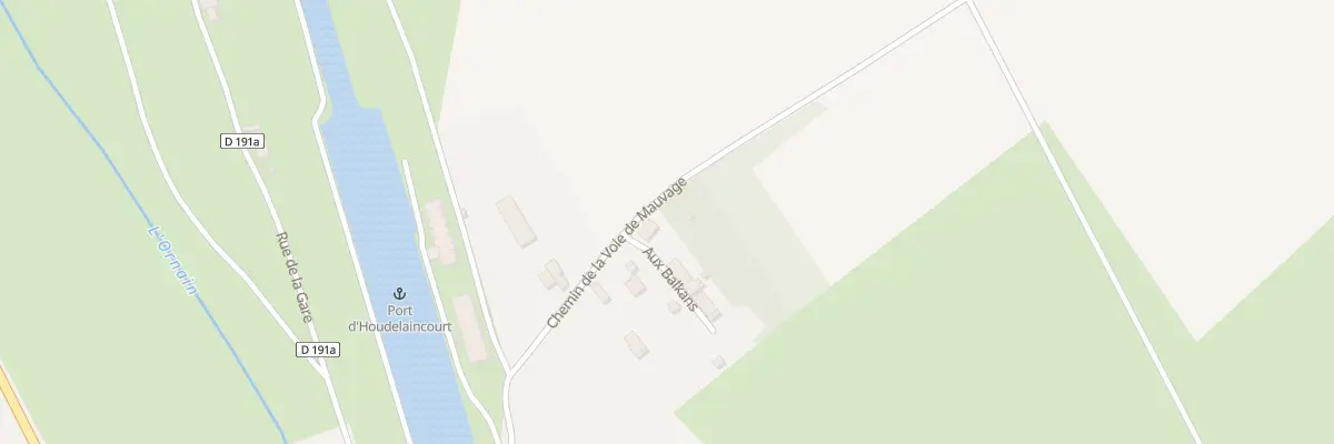 Plan du 6 Cr de la Voie de Mauvages à Houdelaincourt