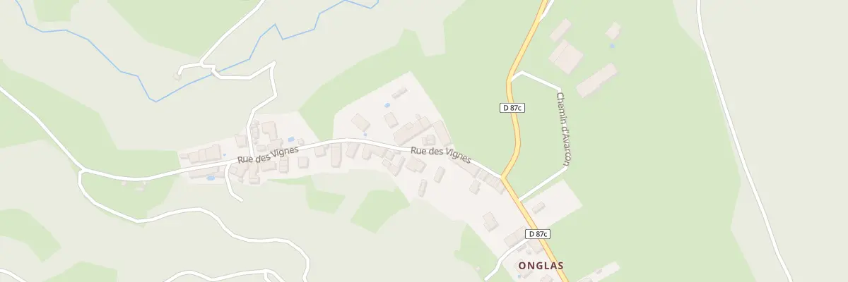 Plan du 110 Rue des Vignes à Bénonces
