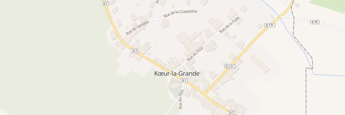 Plan du 3 Rue du Four à Kœur-la-Grande