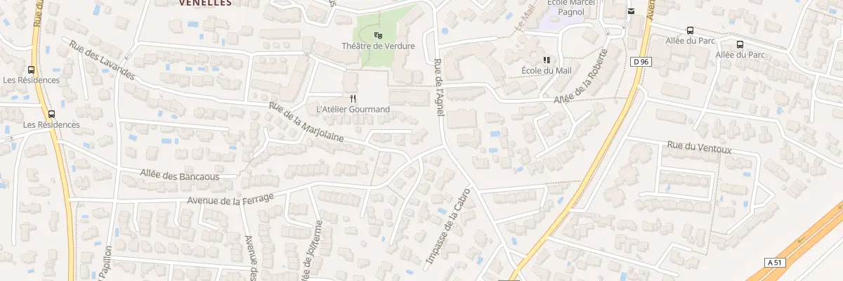 Plan du 3 Rue de la Marjolaine à Venelles