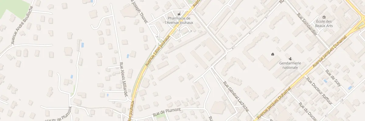 Plan du 2 Rue des Paters à Dole