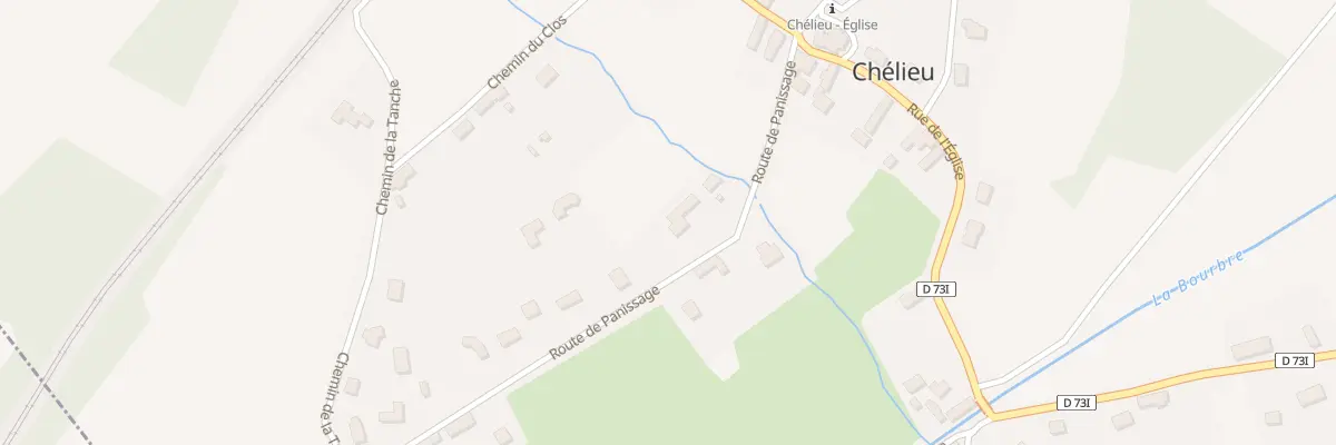 Plan du 200 Rte de Panissage à Chélieu