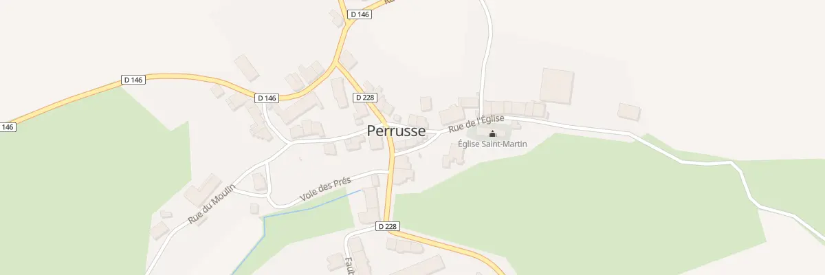 Plan du 4 Rue de l’Eglise à Perrusse