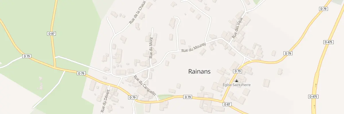 Plan du 14 Rue du Mourey à Rainans