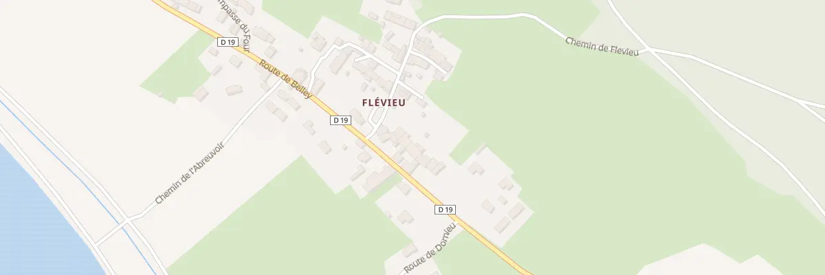 Plan du 5178 Flevieu à Briord
