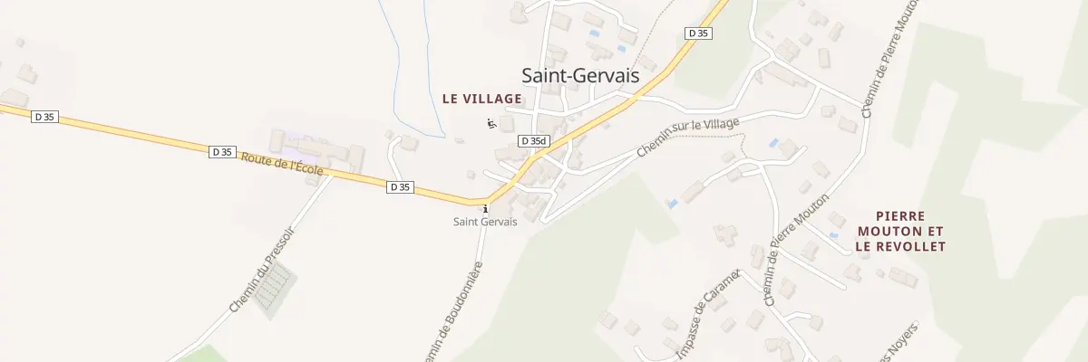 Plan du 39 Rue de l’Ancienne Poste à Saint-Gervais