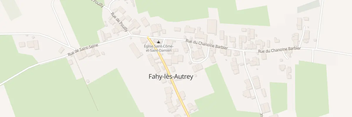 Plan du 1 Rue des Marronniers à Fahy-lès-Autrey