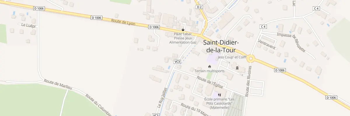 Plan du 8 Rte du Ruy Jaillet à Saint-Didier-de-la-Tour