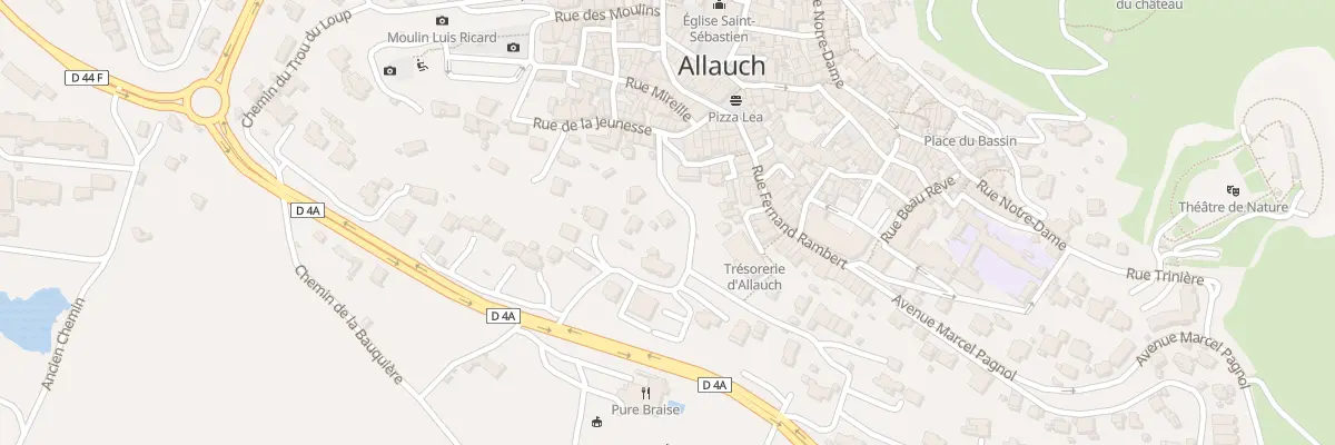 Plan du 10 Che Va à la Fontaine à Allauch