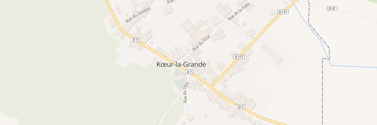 Plan du 2 Rue du Four à Kœur-la-Grande