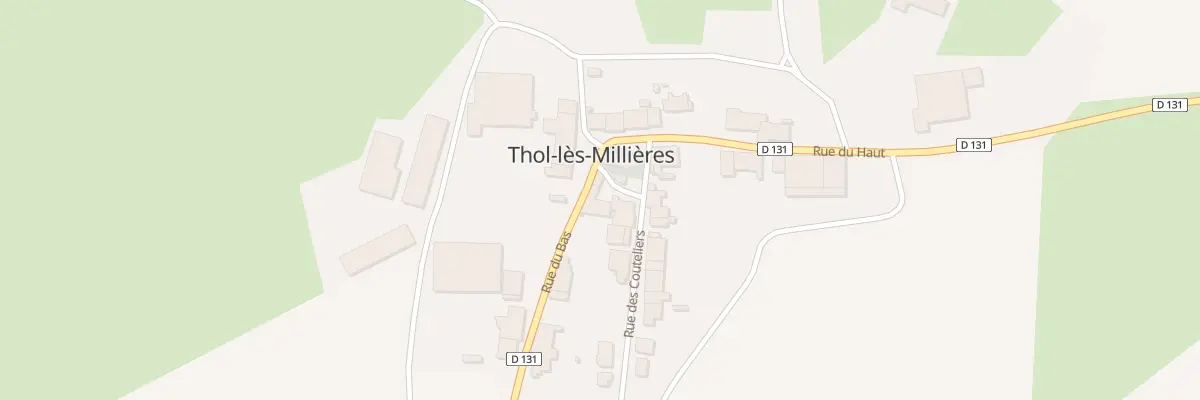 Plan du 34 Rue de la Cure à Thol-lès-Millières