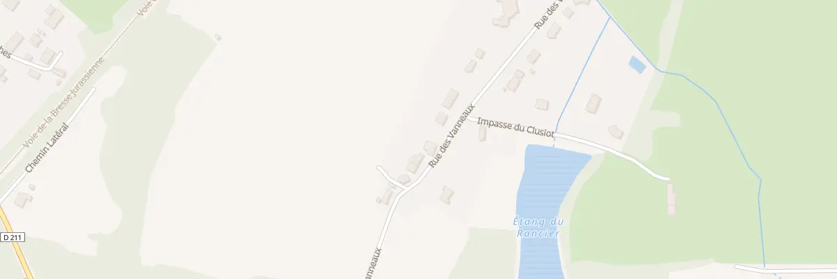 Plan du 6 Rue des Vanneaux à Chaumergy