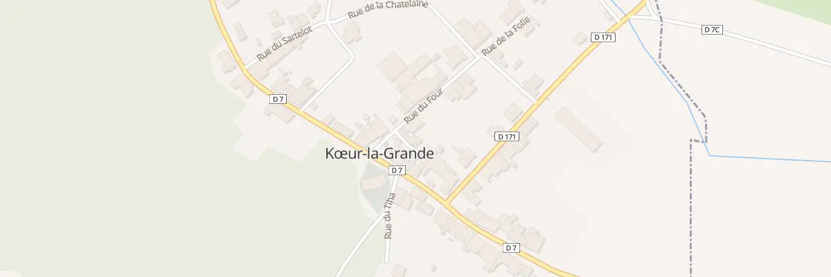 Plan du 4 Rue du Four à Kœur-la-Grande