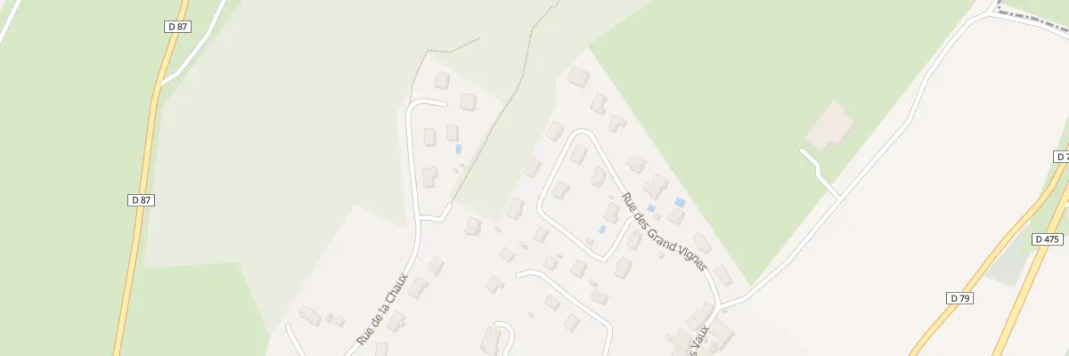 Plan du 19 Rue des Grand Vignes à Rainans