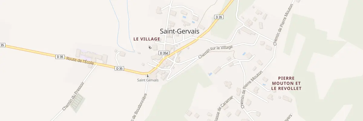 Plan du 62 Rue de l’Ancienne Poste à Saint-Gervais