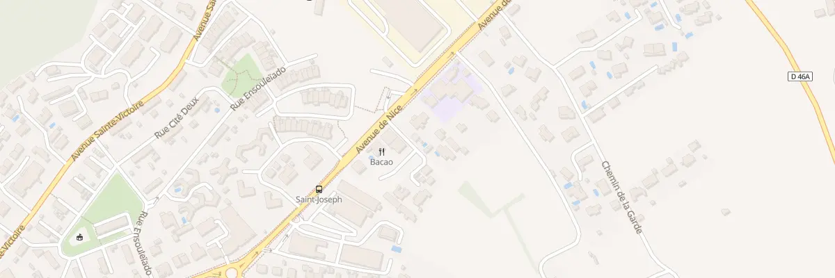 Plan du 64 Av de Nice à Gardanne