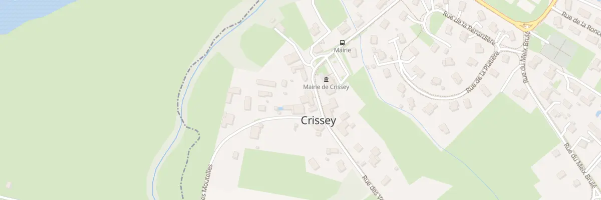 Plan du 9 Rue des Moutelles à Crissey