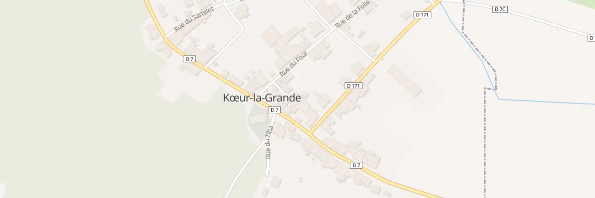 Plan du 1A Rue du Four à Kœur-la-Grande