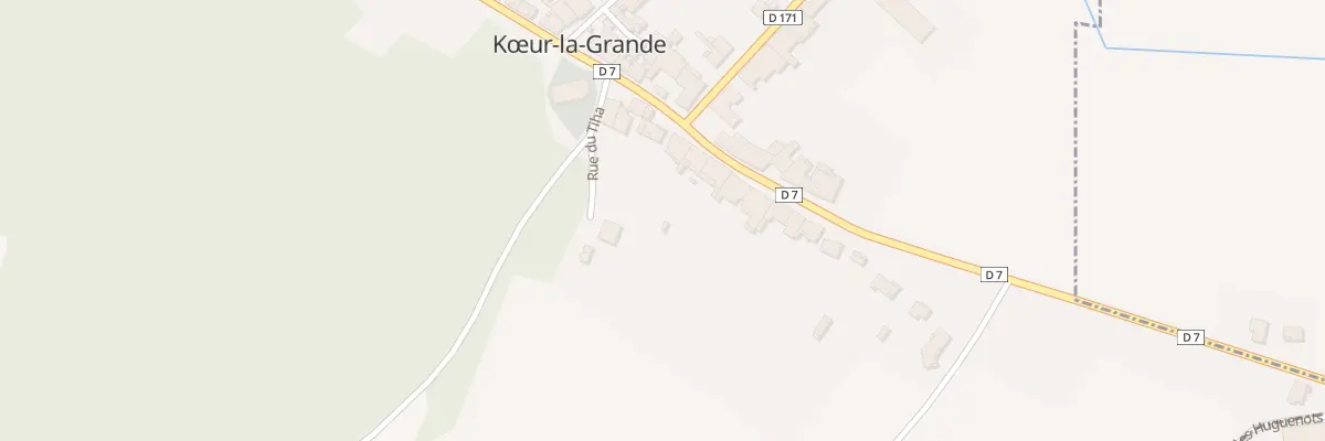 Plan du 8 Rue de l’Orme à Kœur-la-Grande