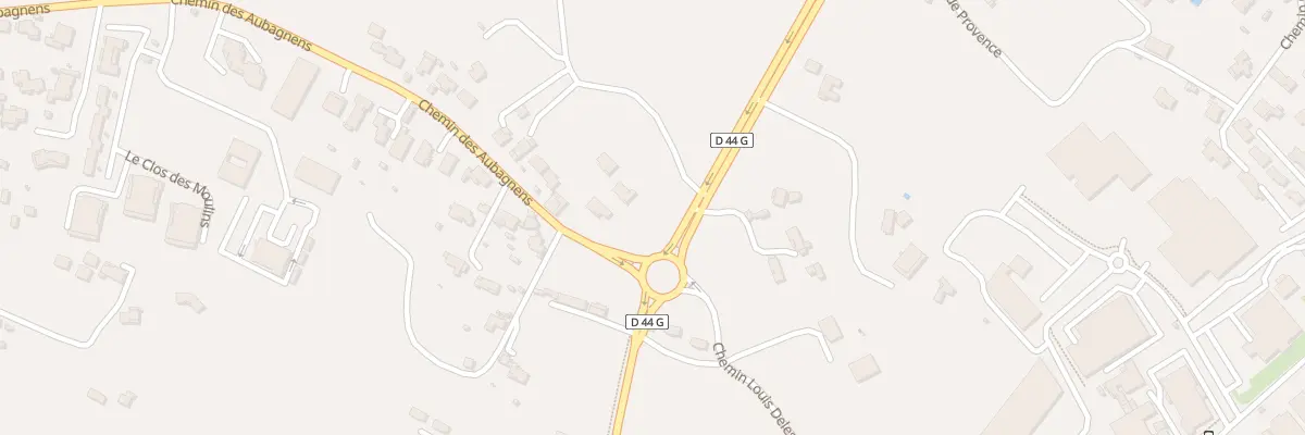Plan du 855 Che des Aubagnens à Allauch