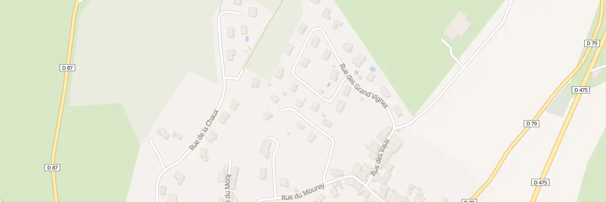 Plan du 25 Rue des Grand Vignes à Rainans