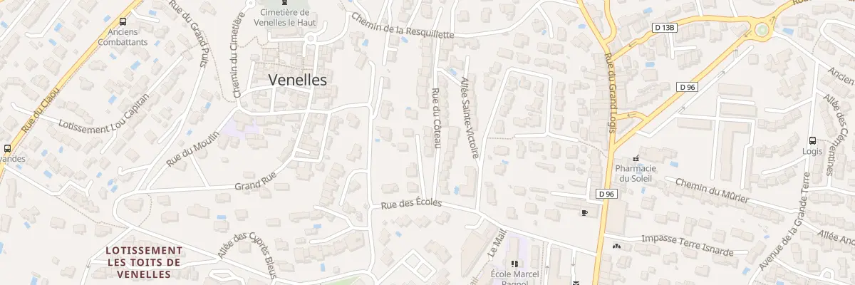 Plan du 7B Rue du Coteau à Venelles