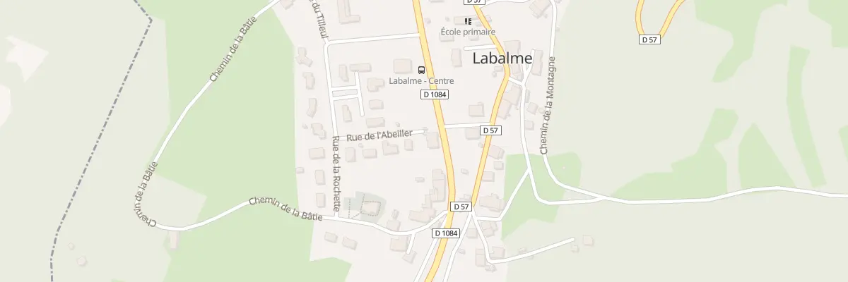 Plan du 94 Rue de l’Abeiller à Labalme