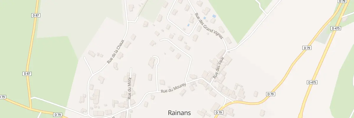 Plan du 5107 Rue du Mourey à Rainans