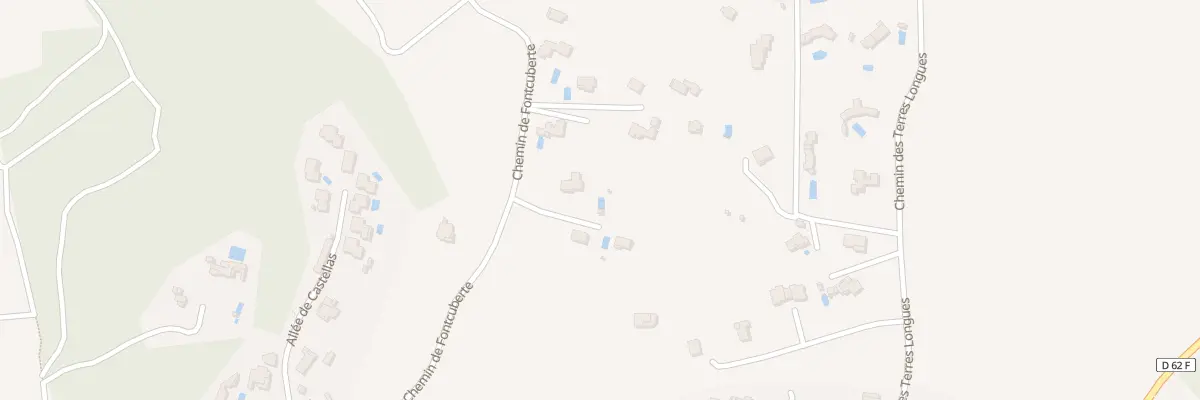 Plan du 482 Che de Fontcuberte à Venelles