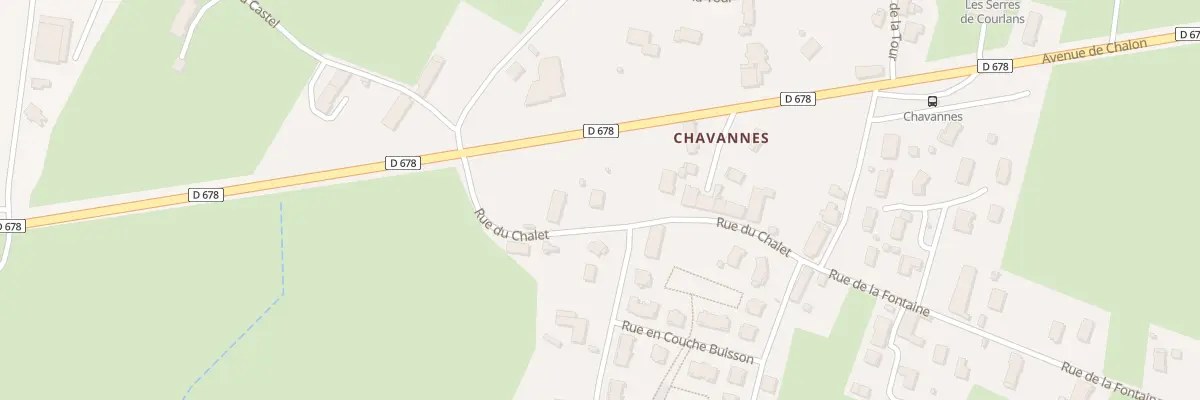 Plan du 340 Rue du Chalet à Courlans