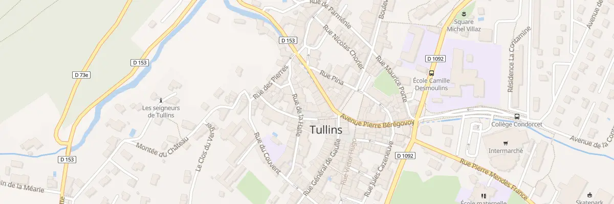 Plan du 10 Pl de la Halle à Tullins