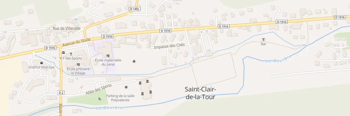 Plan du 45 Imp des Cités à Saint-Clair-de-la-Tour