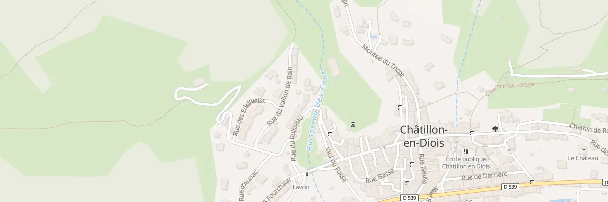Plan du 17 Rue du Ruisseau à Châtillon-en-Diois
