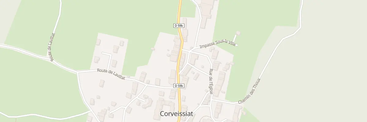 Plan du 18 Rue sous l’Orme à Corveissiat