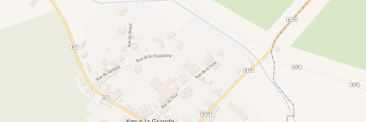 Plan du 1 Rue de la Folie à Kœur-la-Grande