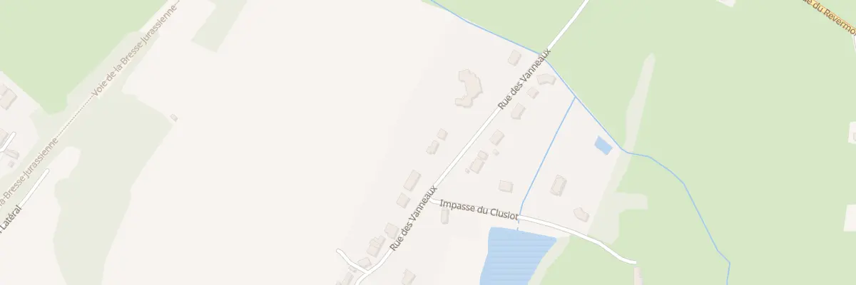 Plan du 2 Rue des Vanneaux à Chaumergy