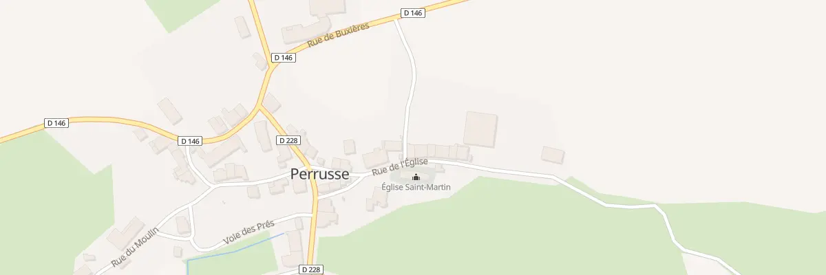 Plan du 15 Rue de l’Eglise à Perrusse