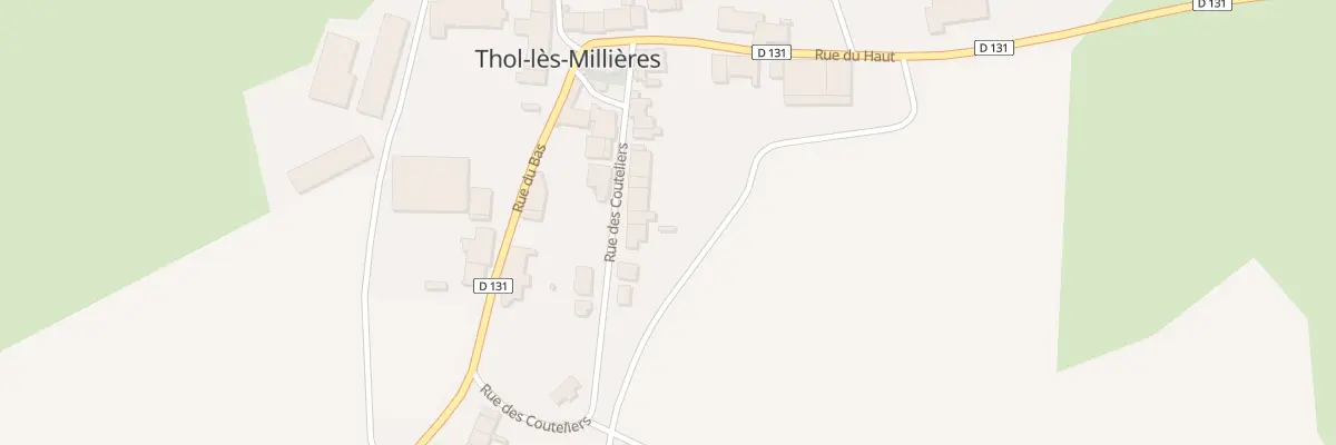 Plan du 39 Rue des Couteliers à Thol-lès-Millières