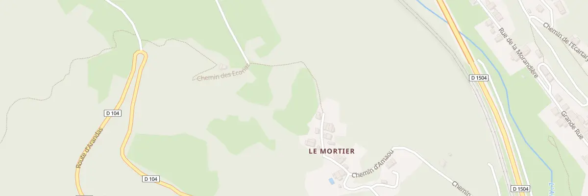 Plan du 5018 Le Mortier à Argis
