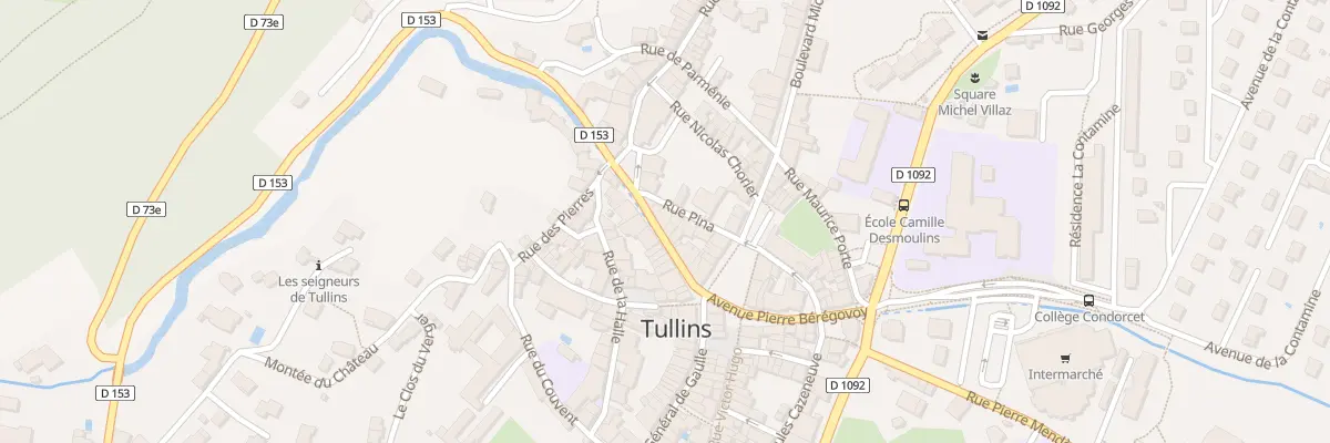 Plan du 10 Rue de la République à Tullins