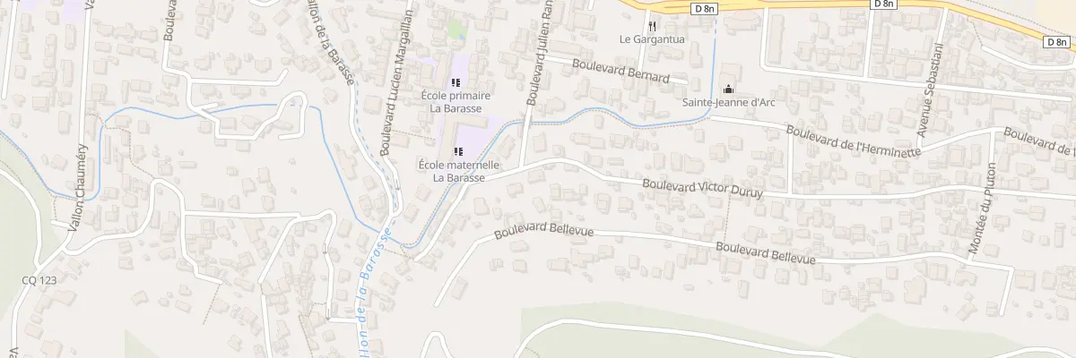 Plan du 40B Bd Victor Duruy à Marseille 11e Arrondissement
