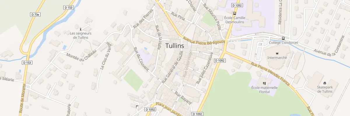 Plan du 33 Rue Gen de Gaulle à Tullins