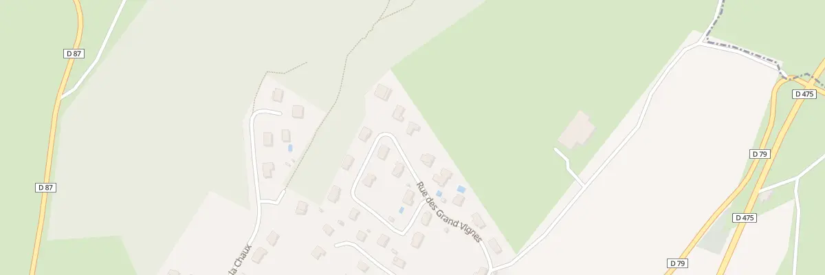 Plan du 11 Rue des Grand Vignes à Rainans