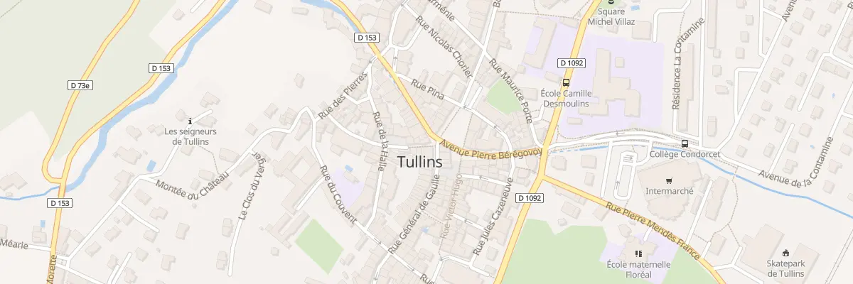 Plan du 2 Mte de la Halle à Tullins