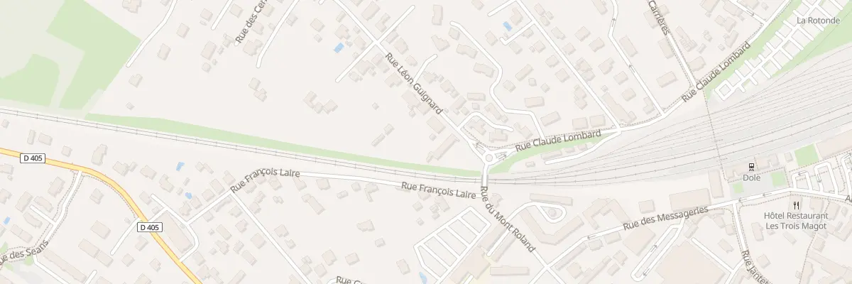 Plan du 4 Rue Léon Guignard à Dole