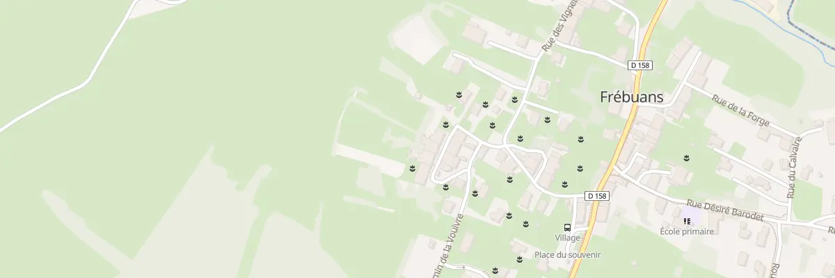 Plan du 34 La Cour Saint Vincent à Frébuans