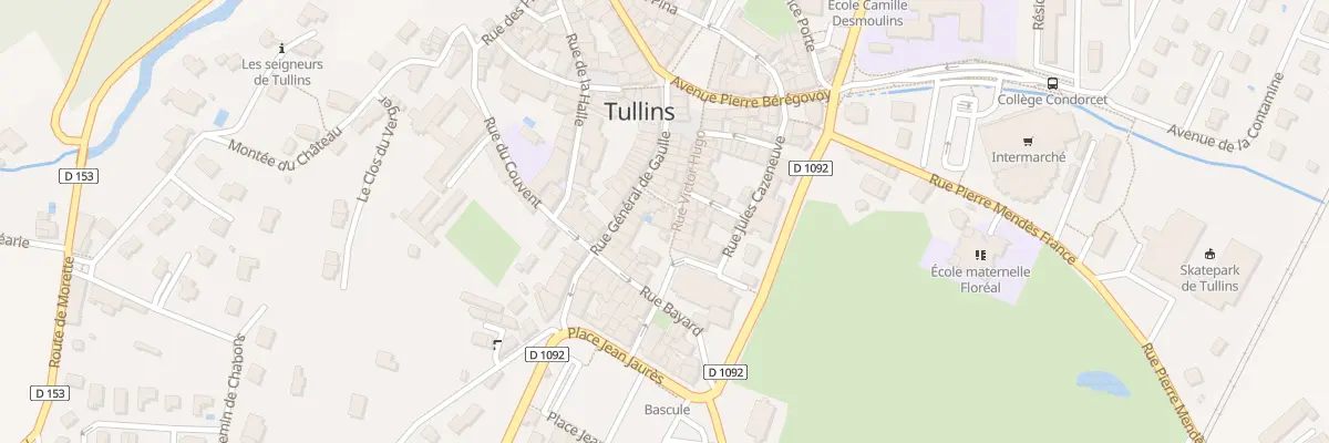 Plan du 3 Rue Victor Hugo à Tullins