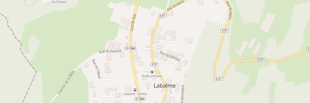 Plan du 322 Rue de la Mairie à Labalme